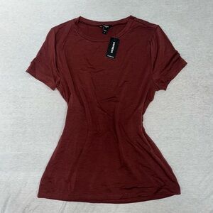 Express Brownish-Res Fitted Top